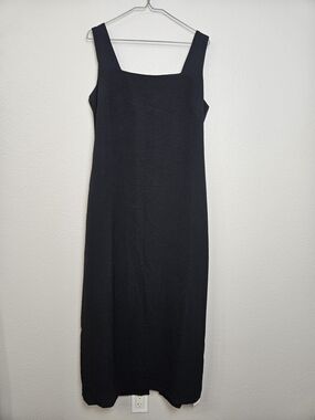 Cupshe Black Square-Neck Maxi Dress